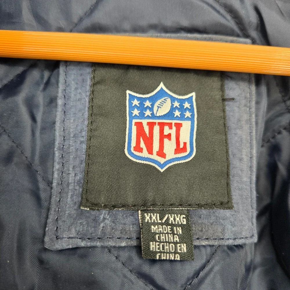 NWT Vtg Seattle Seahawks NFL Football Suede Varsity Letterman Jacket Mens XXL